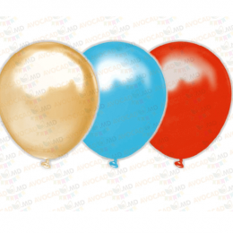 baloane latex cu heliu metallic CM12'' 30 cm + Hi Float